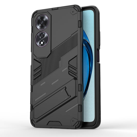 Punk Armor 2 in 1 PC + TPU Phone Case with Holder, For OPPO A60 4G Global, For OPPO Reno11 F 5G Global, For OPPO Find X7 5G