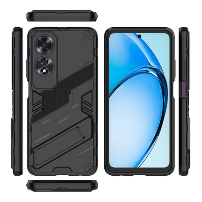 Punk Armor 2 in 1 PC + TPU Phone Case with Holder, For OPPO A60 4G Global, For OPPO Reno11 F 5G Global, For OPPO Find X7 5G