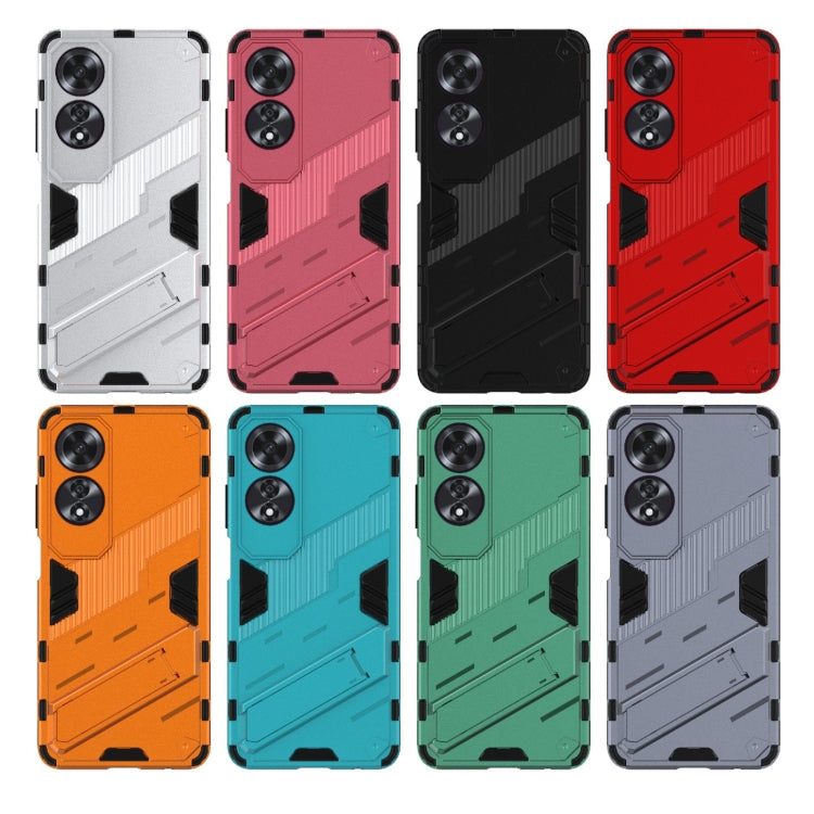 Punk Armor 2 in 1 PC + TPU Phone Case with Holder, For OPPO A60 4G Global, For OPPO Reno11 F 5G Global, For OPPO Find X7 5G