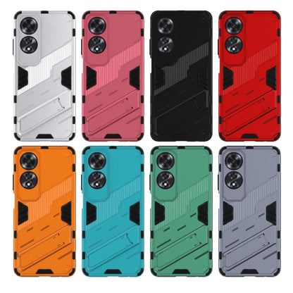 Punk Armor 2 in 1 PC + TPU Phone Case with Holder, For OPPO A60 4G Global, For OPPO Reno11 F 5G Global, For OPPO Find X7 5G