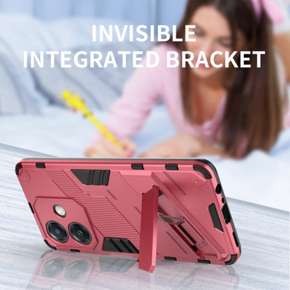 Punk Armor 2 in 1 PC + TPU Phone Case with Holder, For OPPO A3X 5G India, For OPPO Reno12 Pro Global, For OPPO Reno12 Global