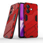 Punk Armor 2 in 1 PC + TPU Phone Case with Holder, For OPPO A3X 5G India, For OPPO Reno12 Pro Global, For OPPO Reno12 Global
