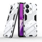 Punk Armor 2 in 1 PC + TPU Phone Case with Holder, For OPPO A3X 5G India, For OPPO Reno12 Pro Global, For OPPO Reno12 Global
