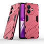 Punk Armor 2 in 1 PC + TPU Phone Case with Holder, For OPPO A3X 5G India, For OPPO Reno12 Pro Global, For OPPO Reno12 Global