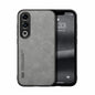 Skin Feel Magnetic Leather Back Phone Case