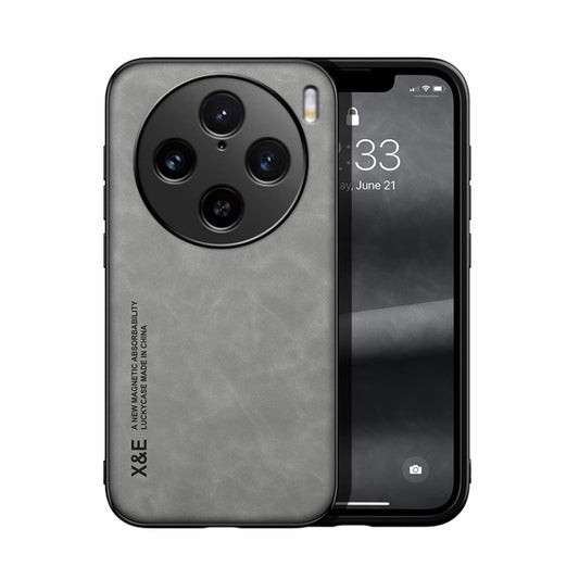 Skin Feel Magnetic Leather Back Phone Case, For vivo X100 Pro, For vivo X100, For vivo iQOO 12, For vivo V29e, For vivo V29e Global, For vivo Y35 4G / Y35+