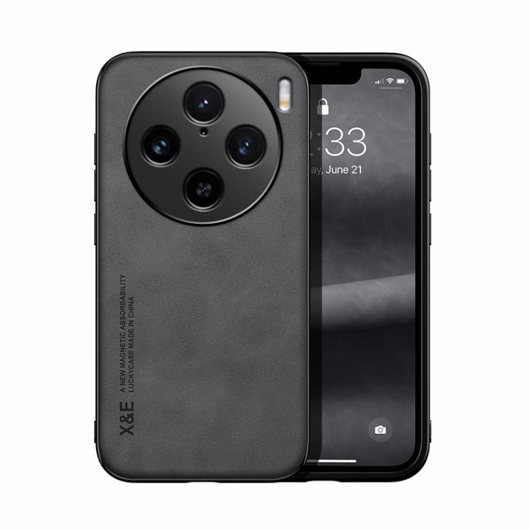 Skin Feel Magnetic Leather Back Phone Case, Series 3