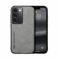 Skin Feel Magnetic Leather Back Phone Case