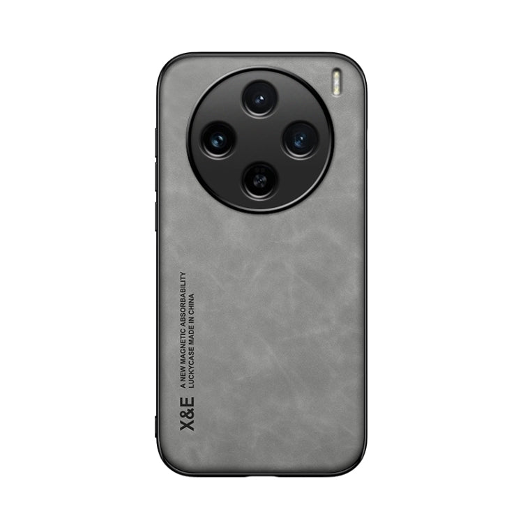 Skin Feel Magnetic Leather Back Phone Case