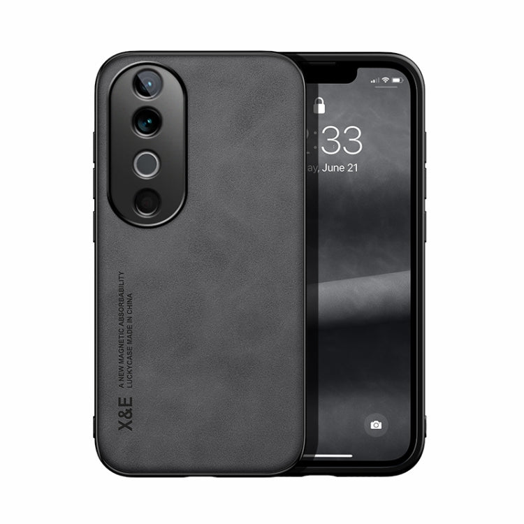 Skin Feel Magnetic Leather Back Phone Case, For vivo X200 Pro, For vivo Y300 Pro, For vivo V40 Lite, For vivo S19 Pro, For vivo S19, For vivo Y28 4G