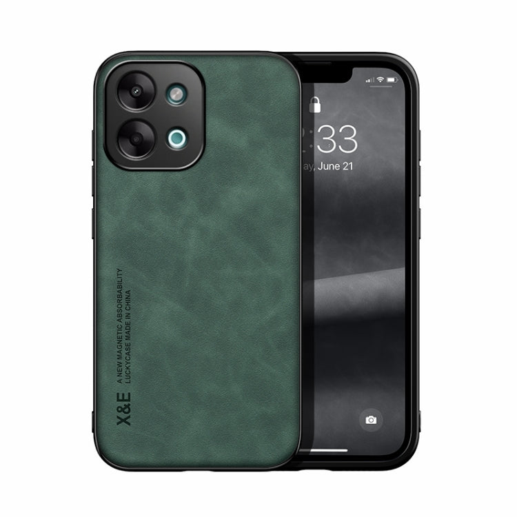 Skin Feel Magnetic Leather Back Phone Case, Series 2