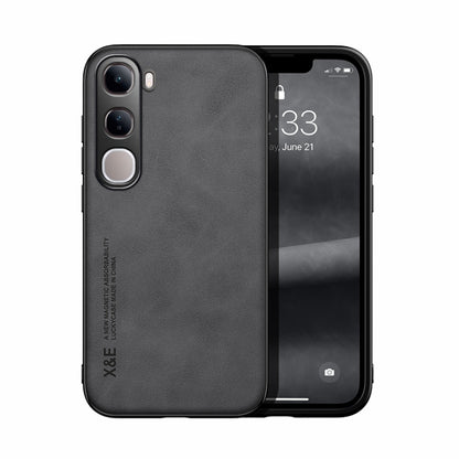 Skin Feel Magnetic Leather Back Phone Case, For vivo X200 Pro, For vivo Y300 Pro, For vivo V40 Lite, For vivo S19 Pro, For vivo S19, For vivo Y28 4G