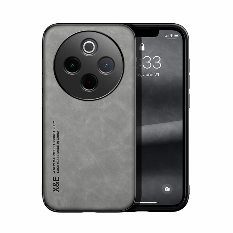Skin Feel Magnetic Leather Back Phone Case, For vivo X200 Pro, For vivo Y300 Pro, For vivo V40 Lite, For vivo S19 Pro, For vivo S19, For vivo Y28 4G