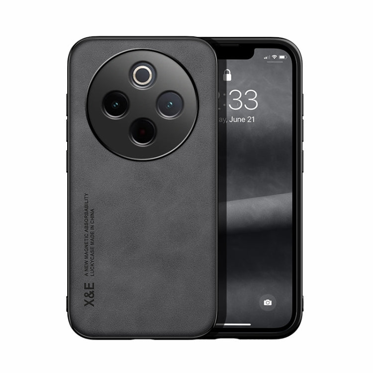 Skin Feel Magnetic Leather Back Phone Case, For vivo X200 Pro, For vivo Y300 Pro, For vivo V40 Lite, For vivo S19 Pro, For vivo S19, For vivo Y28 4G
