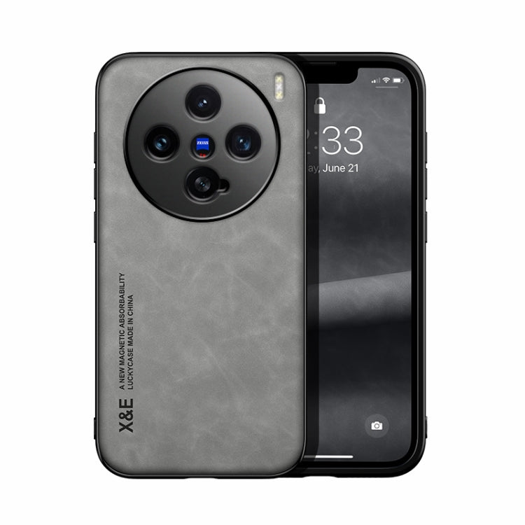 Skin Feel Magnetic Leather Back Phone Case, For vivo S20, For vivo S20 Pro, For vivo iQOO 13, For vivo Y19s, For vivo X200, For vivo X200 Pro mini