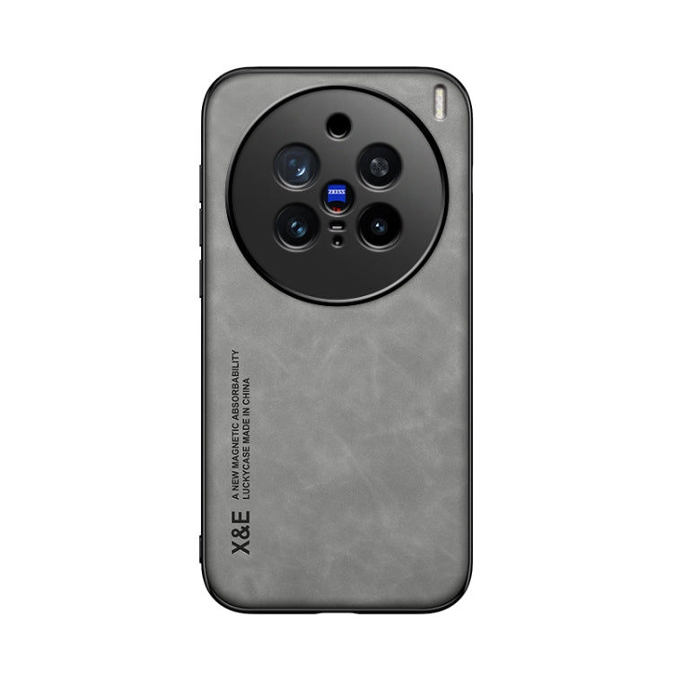 Skin Feel Magnetic Leather Back Phone Case, For vivo X200 Pro, For vivo Y300 Pro, For vivo V40 Lite, For vivo S19 Pro, For vivo S19, For vivo Y28 4G