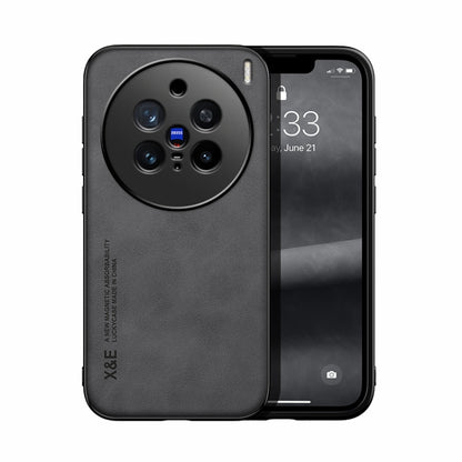 Skin Feel Magnetic Leather Back Phone Case, For vivo X200 Pro, For vivo Y300 Pro, For vivo V40 Lite, For vivo S19 Pro, For vivo S19, For vivo Y28 4G