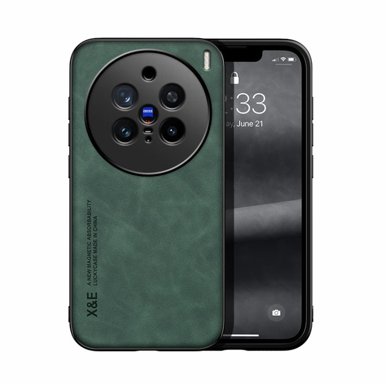 Skin Feel Magnetic Leather Back Phone Case, For vivo X200 Pro, For vivo Y300 Pro, For vivo V40 Lite, For vivo S19 Pro, For vivo S19, For vivo Y28 4G