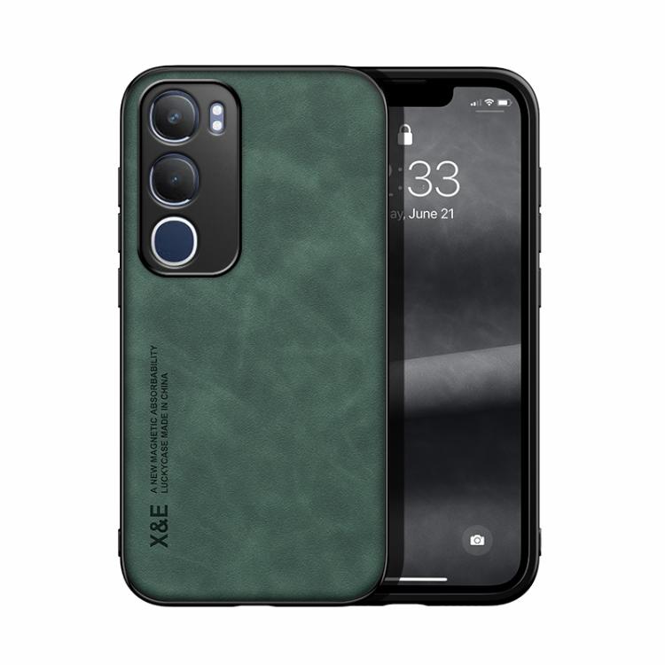 Skin Feel Magnetic Leather Back Phone Case, For vivo S20, For vivo S20 Pro, For vivo iQOO 13, For vivo Y19s, For vivo X200, For vivo X200 Pro mini