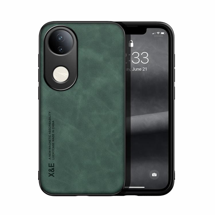 Skin Feel Magnetic Leather Back Phone Case, For vivo S20, For vivo S20 Pro, For vivo iQOO 13, For vivo Y19s, For vivo X200, For vivo X200 Pro mini