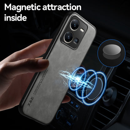 Skin Feel Magnetic Leather Back Phone Case, For vivo X200 Pro, For vivo Y300 Pro, For vivo V40 Lite, For vivo S19 Pro, For vivo S19, For vivo Y28 4G
