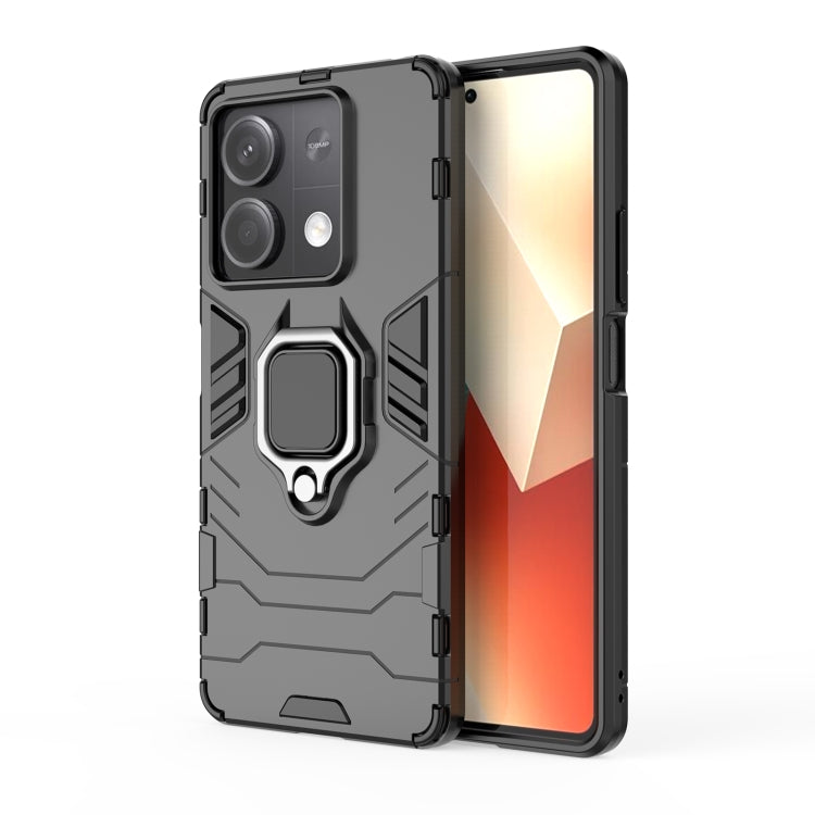 Shockproof PC + TPU Holder Phone Case