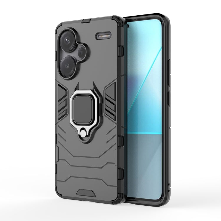 Shockproof PC + TPU Holder Phone Case