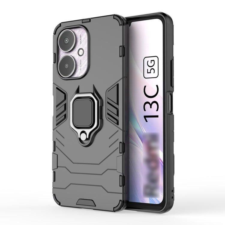 Shockproof PC + TPU Holder Phone Case