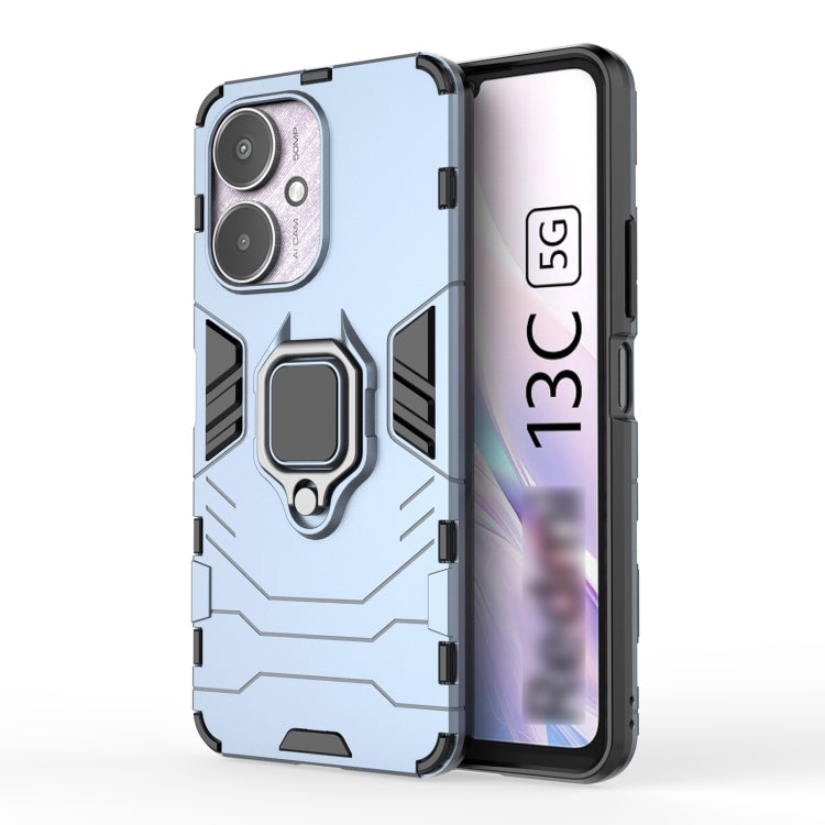 Shockproof PC + TPU Holder Phone Case