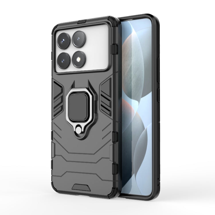 Shockproof PC + TPU Holder Phone Case