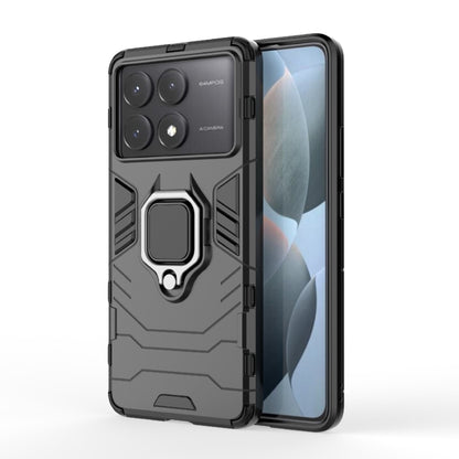 Shockproof PC + TPU Holder Phone Case