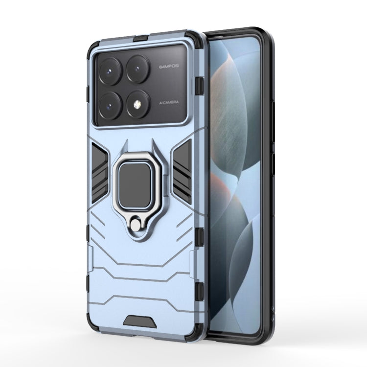 Shockproof PC + TPU Holder Phone Case