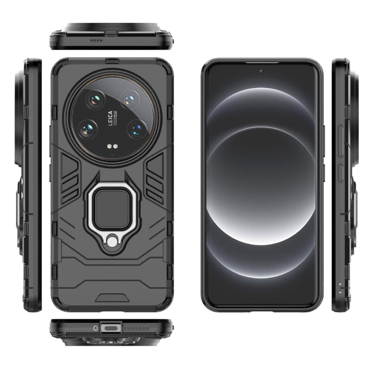 Shockproof PC + TPU Holder Phone Case