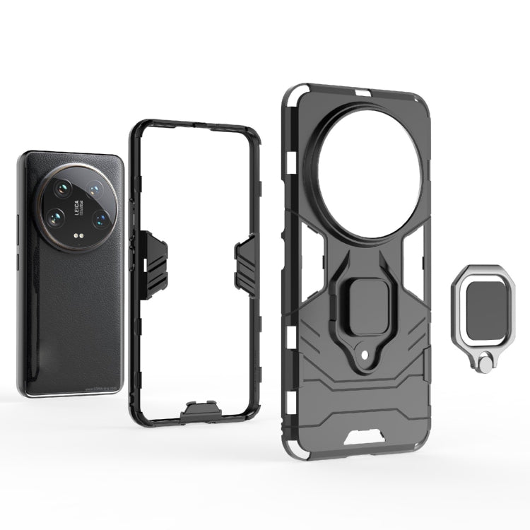 Shockproof PC + TPU Holder Phone Case