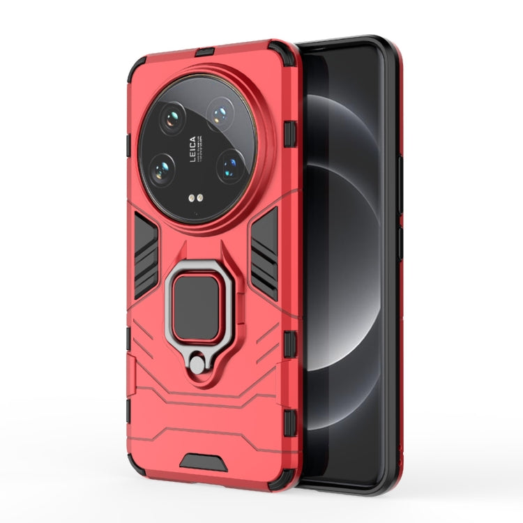 Shockproof PC + TPU Holder Phone Case