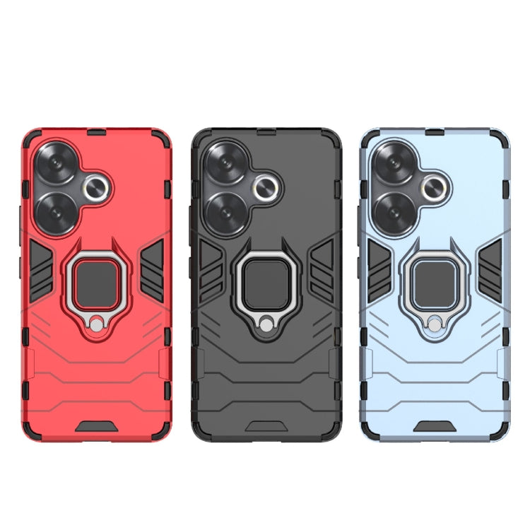 Shockproof PC + TPU Holder Phone Case
