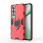 Shockproof PC + TPU Holder Phone Case