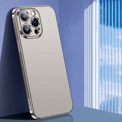 SULADA Electroplating Frosted TPU Phone Case, For iPhone 15 Pro Max, For iPhone 15 Pro, For iPhone 15 Plus