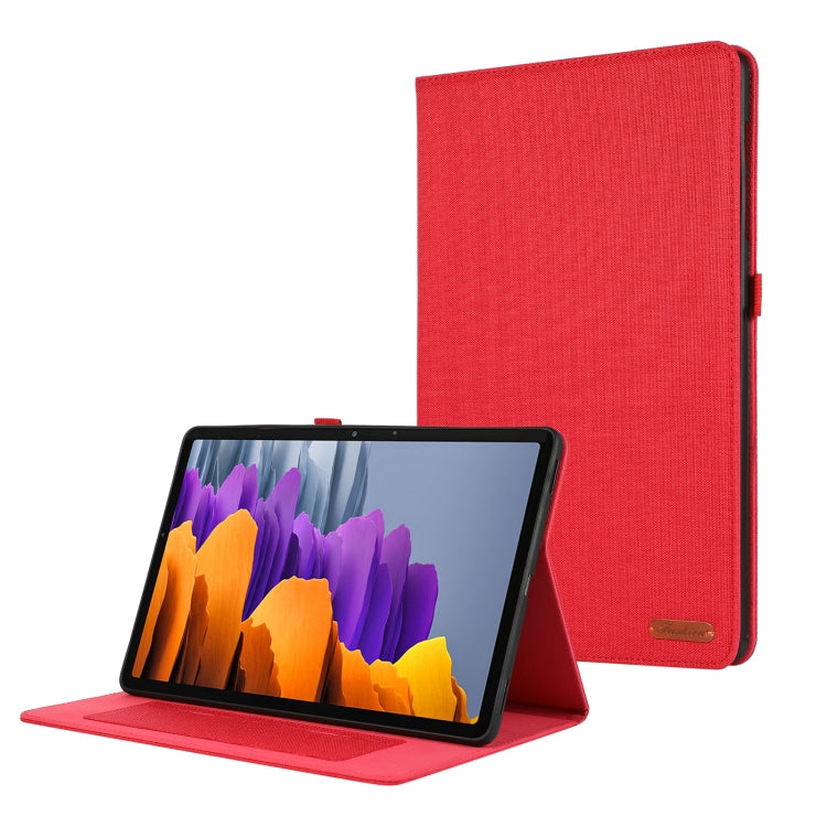 Horizontal Flip TPU + Fabric PU Leather Tablet Case