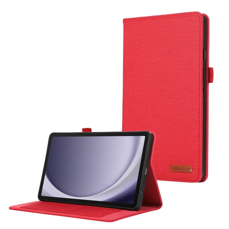 Fabric Texture Horizontal Flip Leather Tablet Case