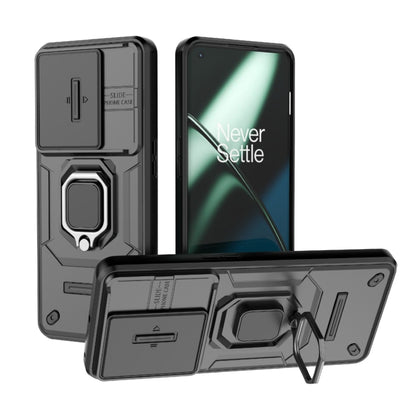 Sliding Camshield TPU + PC Shockproof Phone Case with Holder