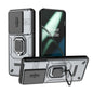 Sliding Camshield TPU + PC Shockproof Phone Case with Holder