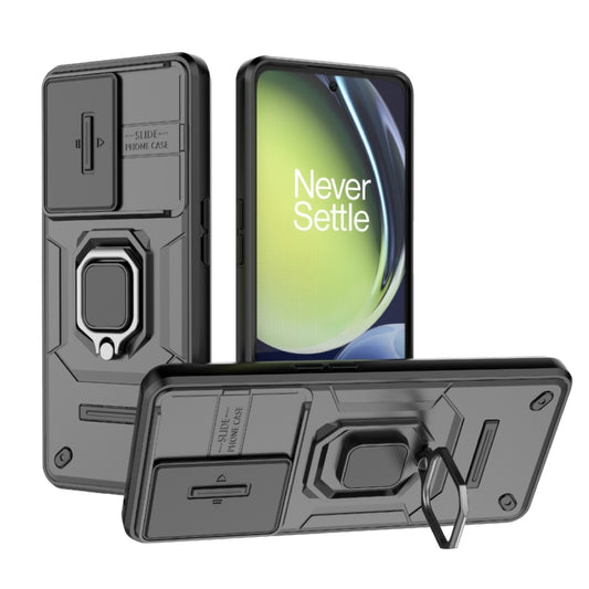 Sliding Camshield TPU + PC Shockproof Phone Case with Holder