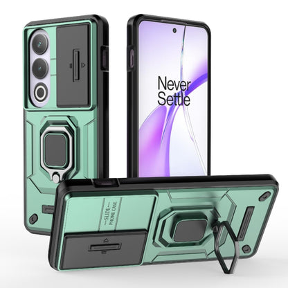 Sliding Camshield TPU + PC Shockproof Phone Case with Holder, For OnePlus 13 5G, For OnePlus Nord 4 5G Global, For OnePlus Ace 3 Pro 5G, For OnePlus ACE 3V