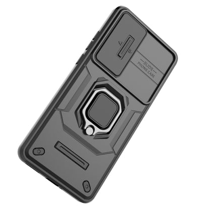 Sliding Camshield TPU + PC Shockproof Phone Case with Holder