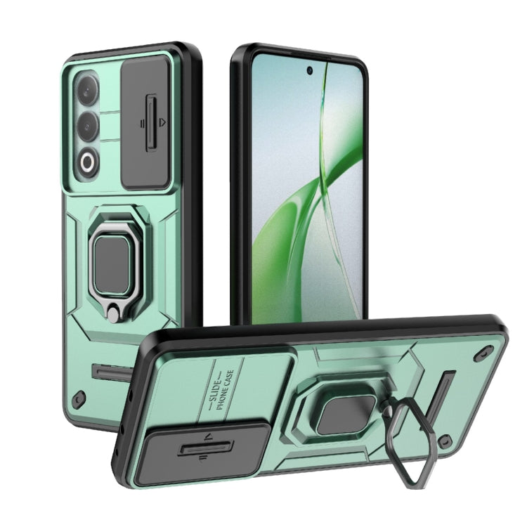 Sliding Camshield TPU + PC Shockproof Phone Case with Holder
