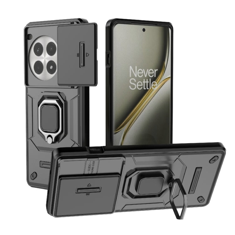 Sliding Camshield TPU + PC Shockproof Phone Case with Holder, For OnePlus Ace 5 / Ace 5 Pro, For OnePlus 13 5G, For OnePlus Nord 4 5G Global, For OnePlus Ace 3 Pro 5G