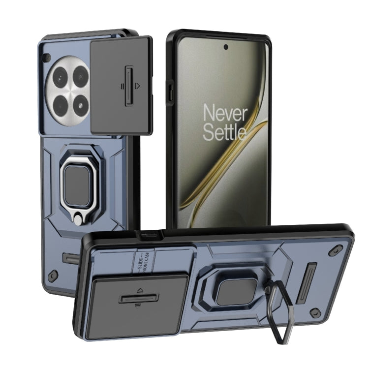 Sliding Camshield TPU + PC Shockproof Phone Case with Holder, For OnePlus Ace 5 / Ace 5 Pro, For OnePlus 13 5G, For OnePlus Nord 4 5G Global, For OnePlus Ace 3 Pro 5G