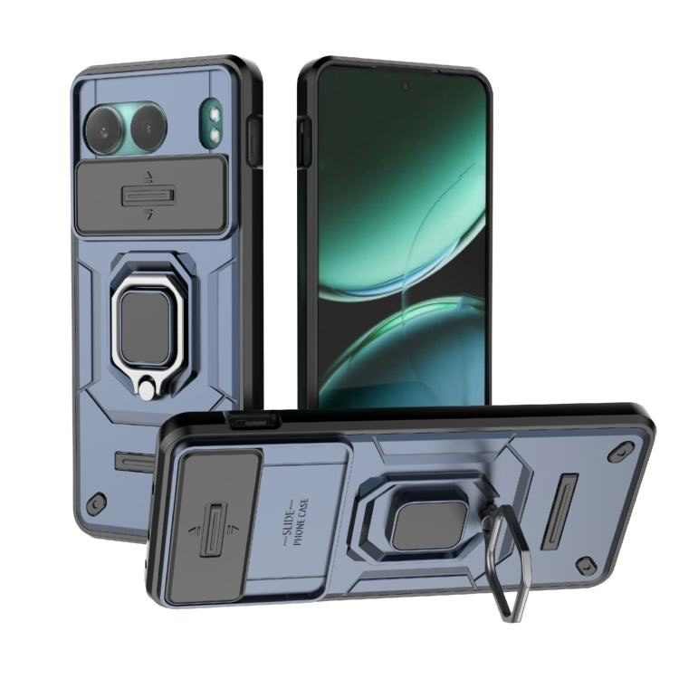 Sliding Camshield TPU + PC Shockproof Phone Case with Holder, For OnePlus 13 5G, For OnePlus Nord 4 5G Global, For OnePlus Ace 3 Pro 5G, For OnePlus ACE 3V