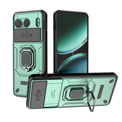 Sliding Camshield TPU + PC Shockproof Phone Case with Holder, For OnePlus 13 5G, For OnePlus Nord 4 5G Global, For OnePlus Ace 3 Pro 5G, For OnePlus ACE 3V